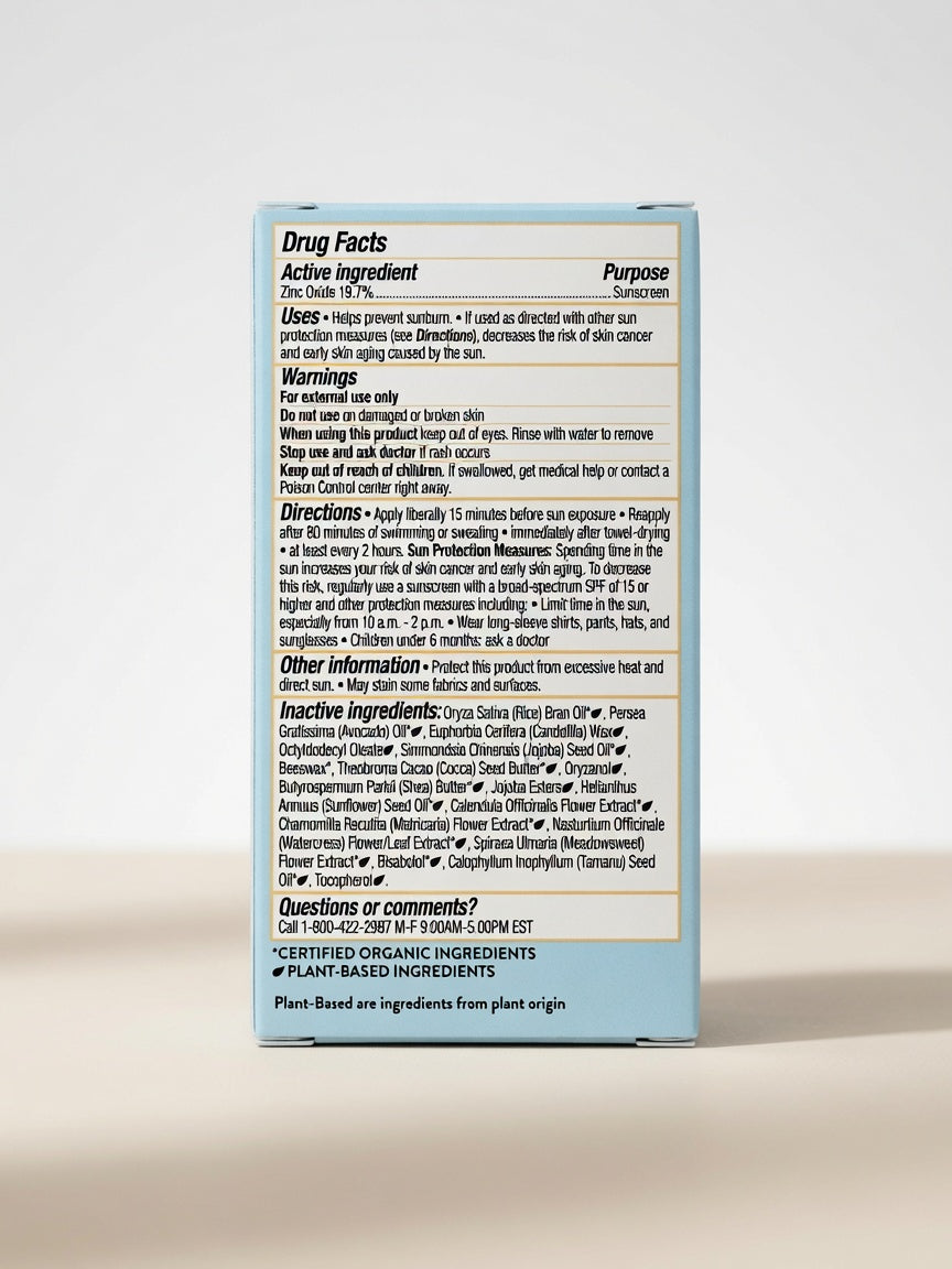 Babo Botanicals Sensitive Baby Mineral Sunscreen Stick SPF 50