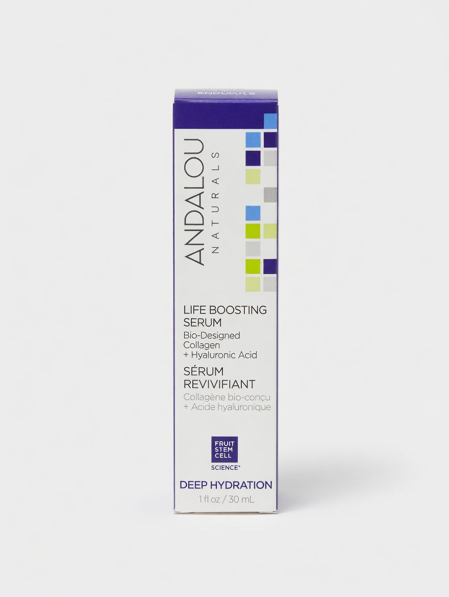 Andalou Naturals Life Boosting Serum, Deep Hydration, 1 fl oz (30 mL)