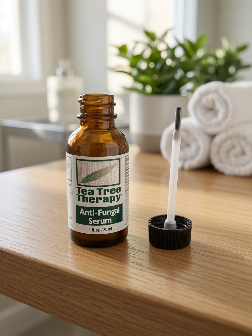 Tea Tree Therapy Anti-Fungal Serum with Tea Tree Oil & Eucalyptus Radiata, 1 fl oz (30 mL)