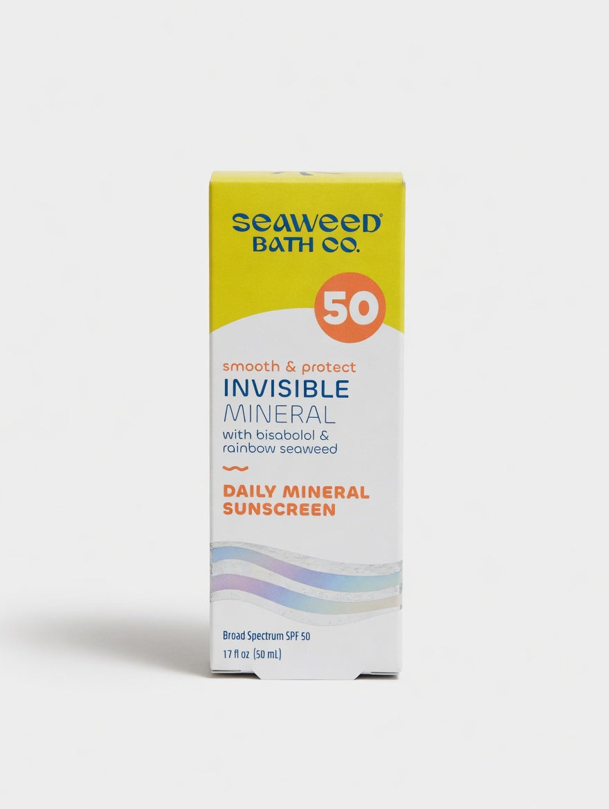 Seaweed Bath Co. Smooth & Protect Invisible Mineral Daily Sunscreen, SPF 50, 1.7 fl oz (50 mL)
