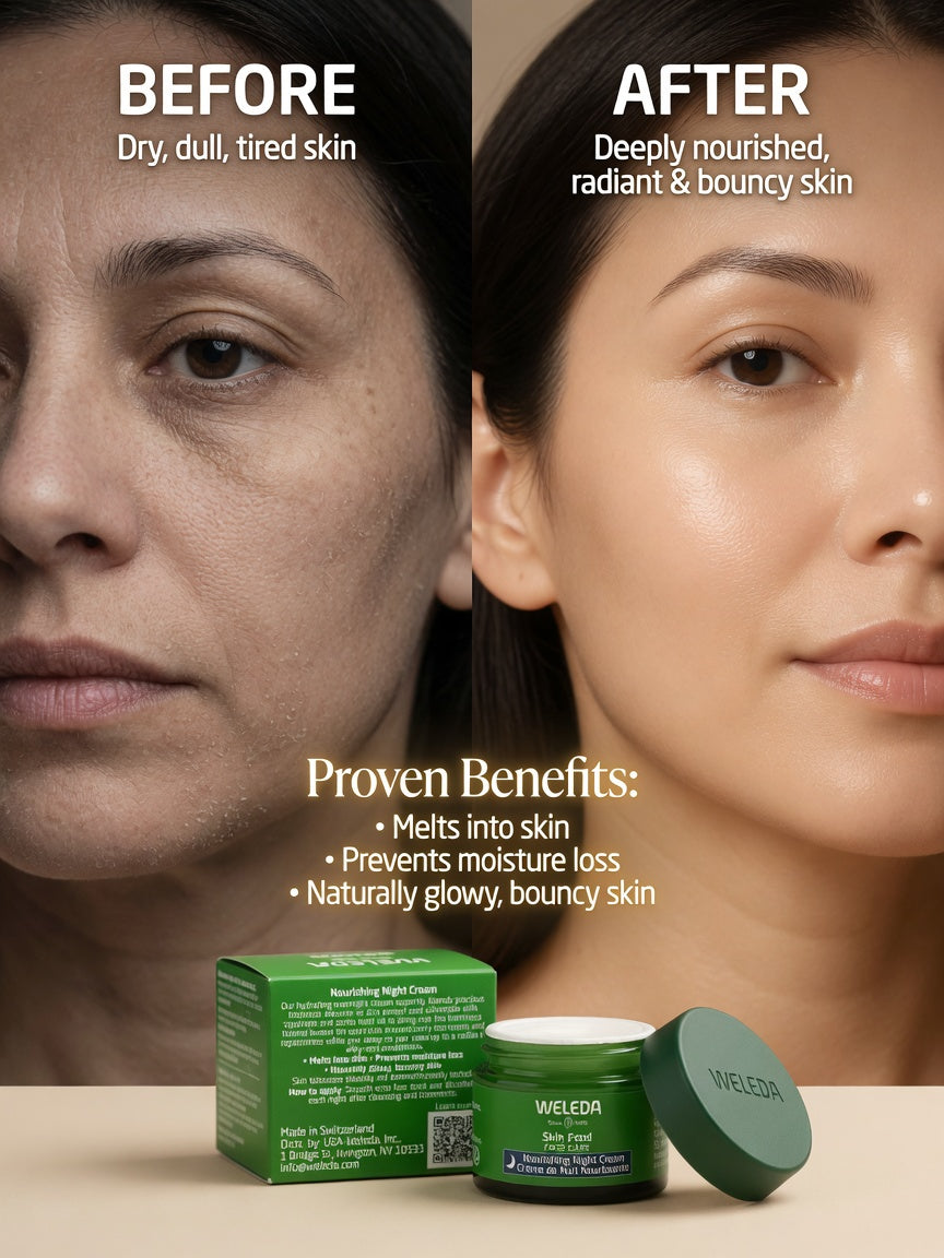 Weleda Skin Food Face Care – Nourishing Night Cream 1.3 fl oz