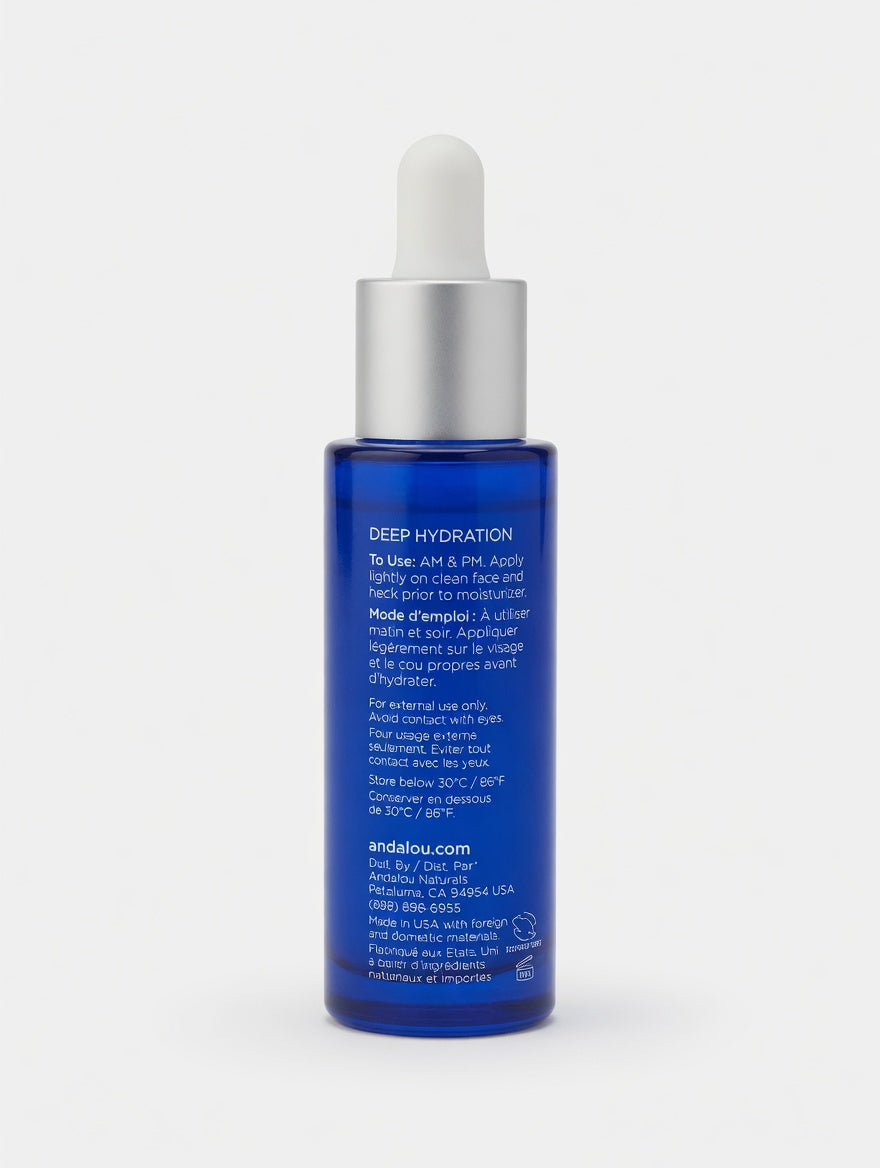 Andalou Naturals Life Boosting Serum, Deep Hydration, 1 fl oz (30 mL)