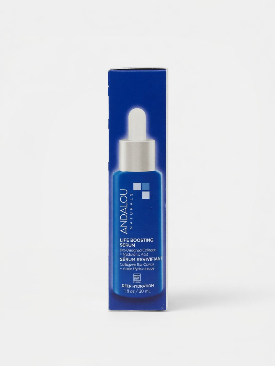 Andalou Naturals Life Boosting Serum, Deep Hydration, 1 fl oz (30 mL)
