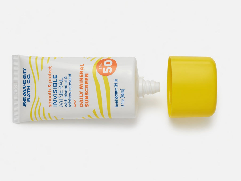 Seaweed Bath Co. Smooth & Protect Invisible Mineral Daily Sunscreen, SPF 50, 1.7 fl oz (50 mL)