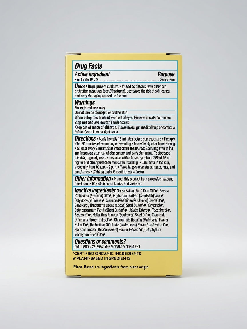 Babo Botanicals Super Shield Mineral Sunscreen Stick SPF 50