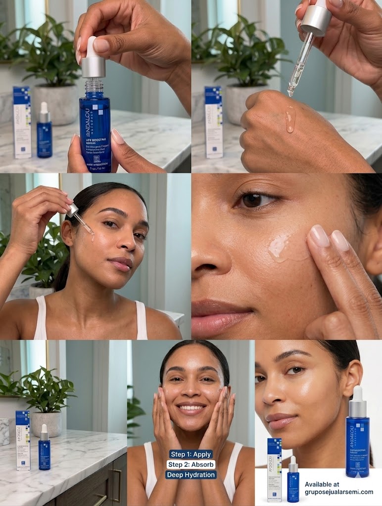 Andalou Naturals Life Boosting Serum, Deep Hydration, 1 fl oz (30 mL)