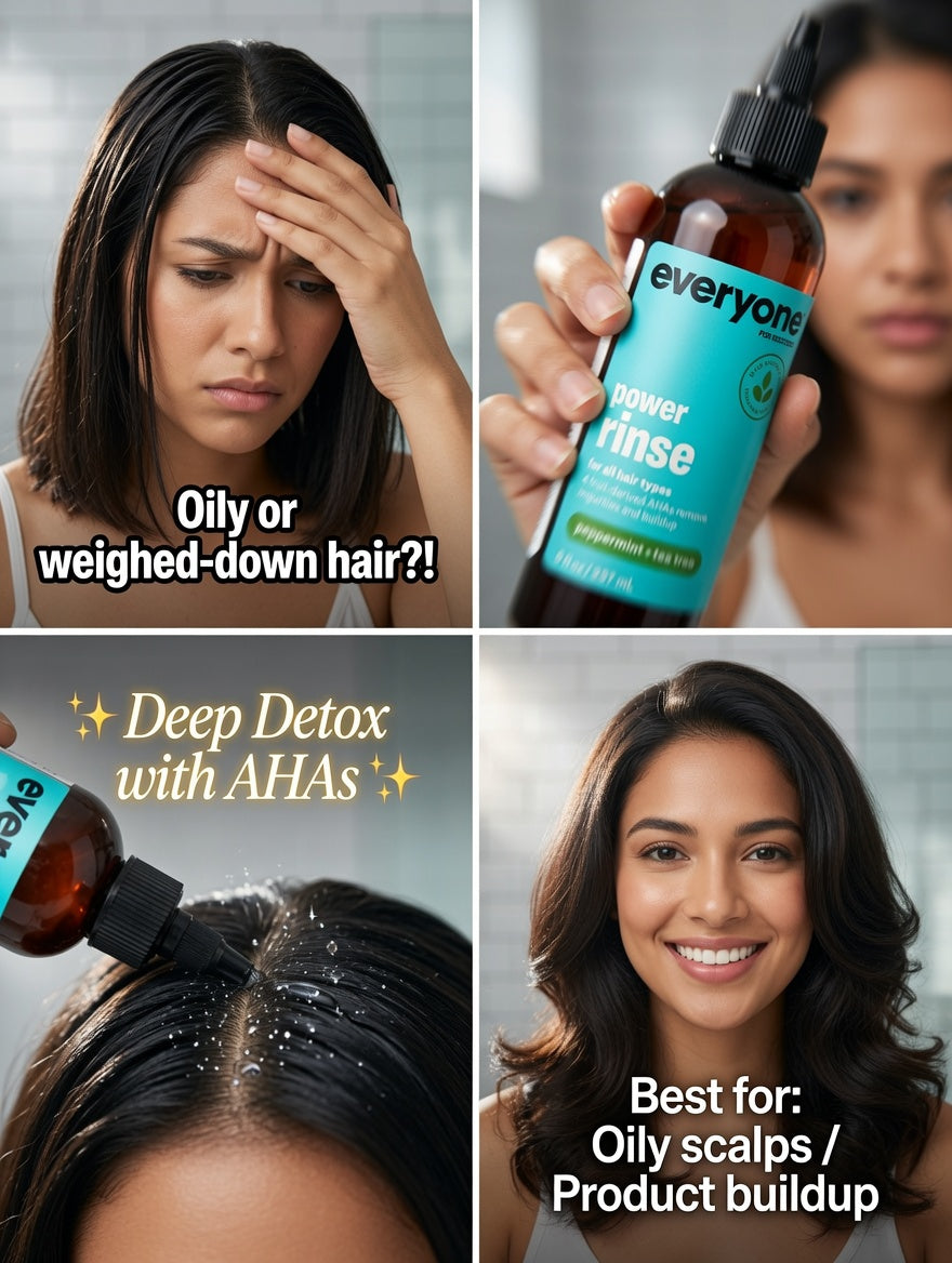 Everyone Power Rinse - Peppermint + Tea Tree | 8 fl oz