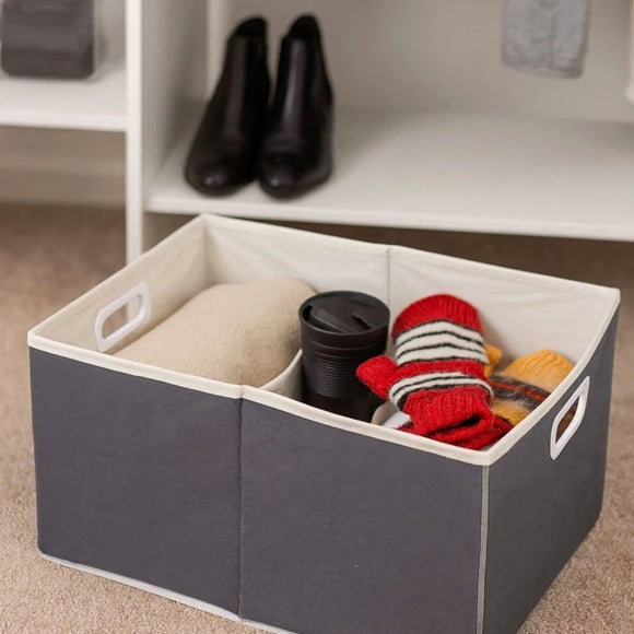 Collapsible Storage Box with Dividers