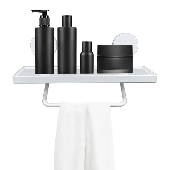 Wall Floating Bathroom Organizer - No Drill
