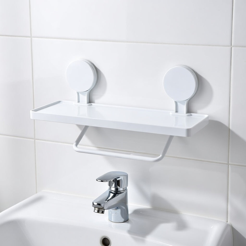 Wall Floating Bathroom Organizer - No Drill